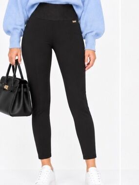 Leggings Sz Medium Calvin Klein Women Pants Stretch Black